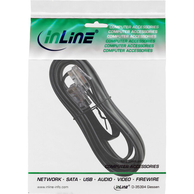 InLine® ISDN verbindingskabel, RJ45 male (8P8C), 5m