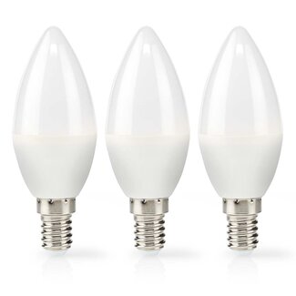 Nedis Nedis LED-lamp set | 3 stuks | warm wit | E14 | C35 | 4,9W