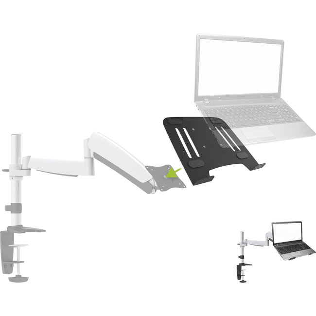 InLine® notebookhouder met VESA 75 adapter