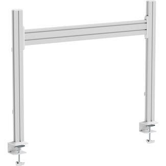 InLine® InLine® Slatwall tafelbevestiging, paneel aluminium 1m incl. 2 steunen 0,86m