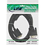 InLine® DVI-D kabel, digitaal 24+1 male / male, dual link, 2 ferrieten, 10m