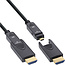 InLine® HDMI AOC-kabel, Ultra High Speed HDMI, 8K4K, afneembare stekker, 80 m