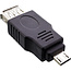InLine® Micro USB-adapter, Micro-A male naar USB A female
