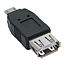 InLine® Micro USB-adapter, Micro-A male naar USB A female
