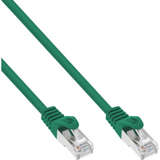 InLine® InLine® Patchkabel, F/UTP, Cat.5e, groen, 0,3m