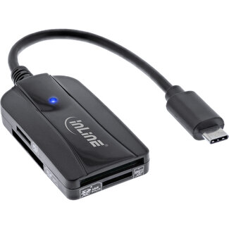 InLine® InLine® Kaartlezer, USB-C, USB 3.2 Gen.1, voor SD en microSD