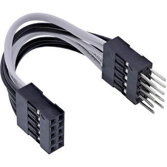 InLine® InLine® USB 2.0 verlengkabel, intern, 2x 5-pins male-female aansluiting, 0,05m