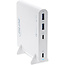 InLine® USB-voeding, GaN-lader, 4-poorts, 2x USB-C + 2x USB-A, 120W, wit