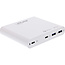 InLine® USB-voeding, GaN-lader, 4-poorts, 2x USB-C + 2x USB-A, 120W, wit