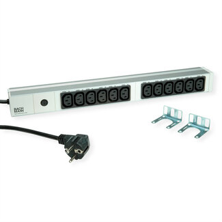 Bachmann BACHMANN 19" 1U 12xC13 2,0m CEE7/7