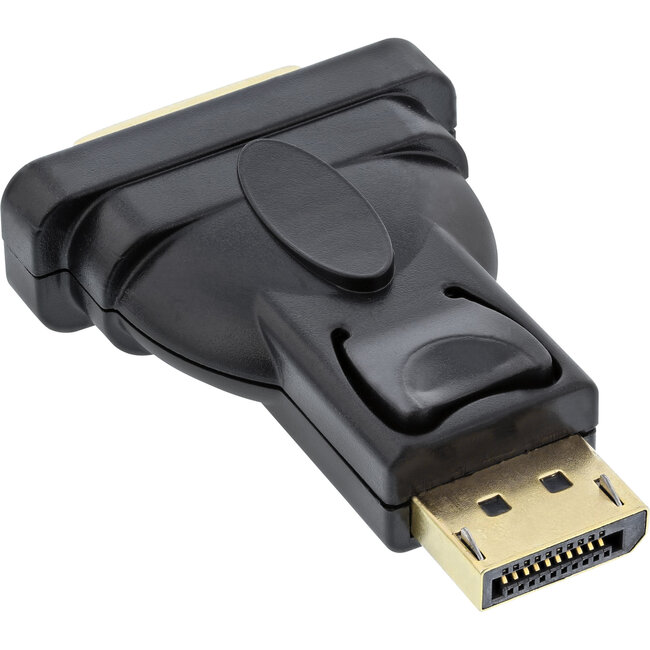 InLine® DisplayPort adapter, DisplayPort male naar DVI-D 24+1 female, zwart