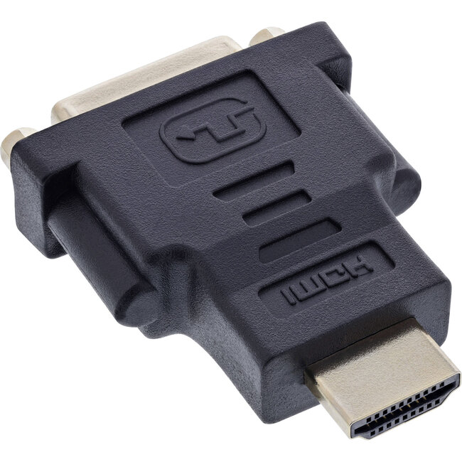 InLine® HDMI-DVI adapter, HDMI male naar DVI female, 4K2K