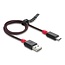 Delock EASY-USB 2.0 Cable Type-A male to USB Type-C™ male 0.5 m black