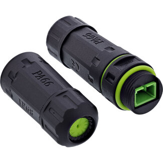 InLine® InLine® Glasvezel koppelaar SC, IP68, 2x SC-contactdoos, buiten, M20