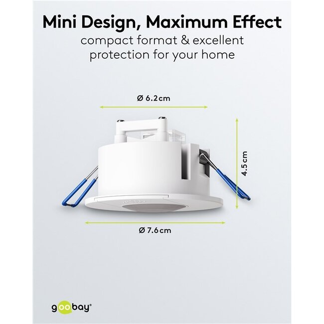 Goobay Compact Motion Detector, white