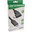 InLine® USB-C kabel, schuin, USB 3.2 Gen.2x2, 20Gb/s, 100W, zwart, 1,5m