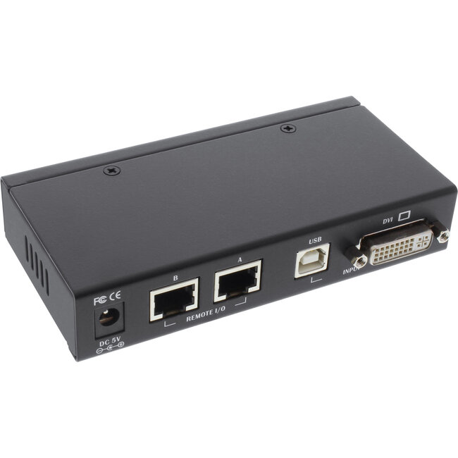 InLine® DVI USB KVM Extender (Console verlenger), via UTP, met audio, tot 50m