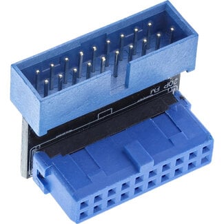 InLine® InLine® USB 3.0-adapter intern, male / female, onderaan haaks
