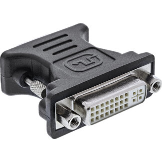 InLine® InLine® DVI-A adapter, analoge 24+5 female naar 15-pin  HD male (VGA)