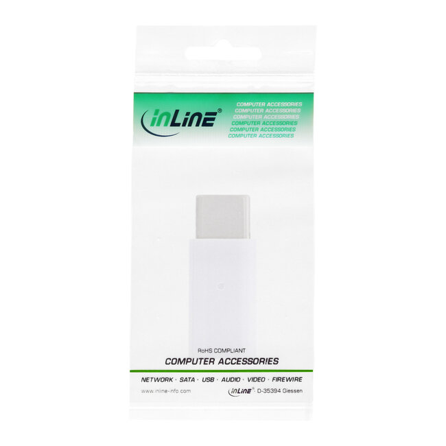 InLine® USB 3.1/2.0 T-adapter, USB-C male of Micro-USB naar A female