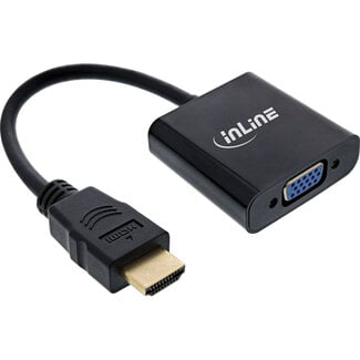 InLine® InLine® Converter kabel HDMI naar VGA, met audio