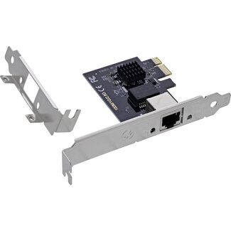 InLine® InLine® 2,5-gigabit netwerkkaart, 1x RJ45 2,5 Gb/s, PCIe x1