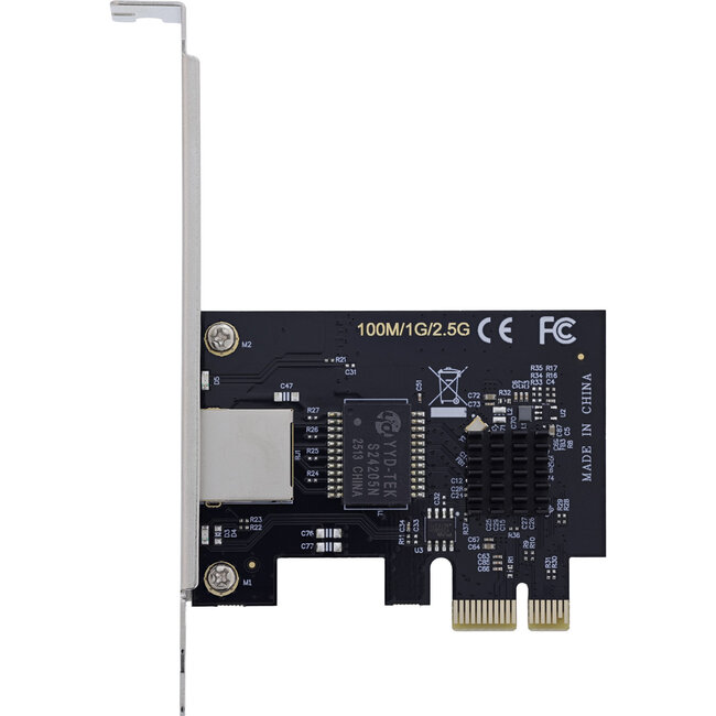 InLine® 2,5-gigabit netwerkkaart, 1x RJ45 2,5 Gb/s, PCIe x1