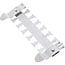 InLine® kabelmanagementstrip voor montage op bovenkaprail (TS35) metaal