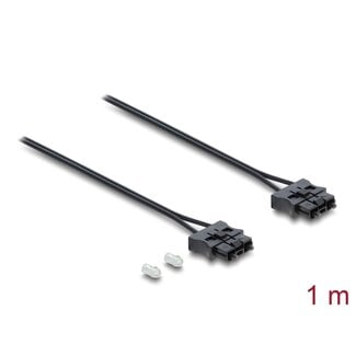 DeLOCK Delock Fibre Optic Plastic POF Servo Connection Cable male to male diameter 2.2 mm 1 m black