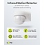 Goobay 2-Zone Motion Detector, Tiltable/Swivelling, white