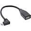 InLine® Micro-USB OTG-adapterkabel, Micro-B male haaks op USB A female, 0,1m