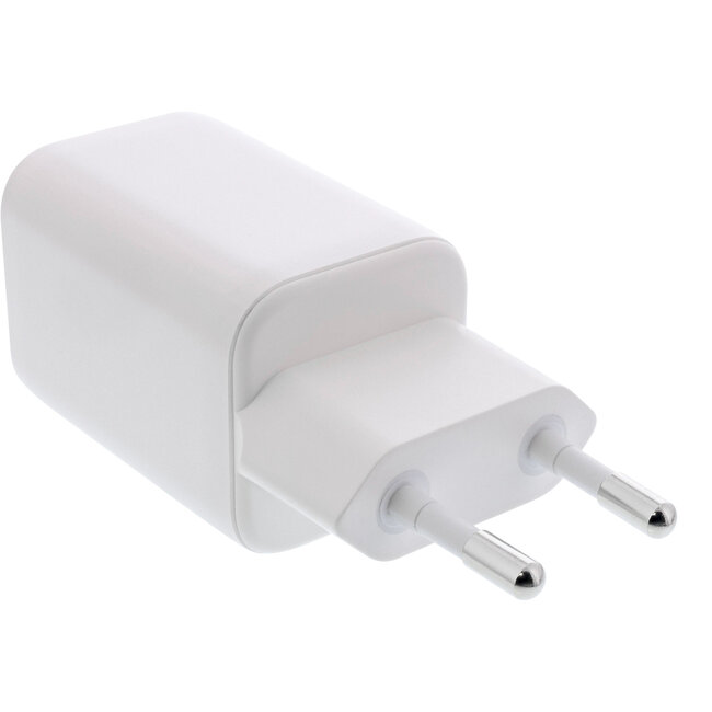InLine® Power Delivery + Quick Charge USB-voeding, 33W, USB-A + USB-C, wit