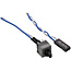 InLine® Rest drukknop, met kabel, 30cm