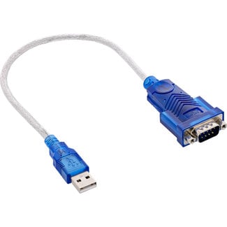 InLine® InLine® USB-naar-serieel-adapterkabel, male A naar 9-pin Sub D-male