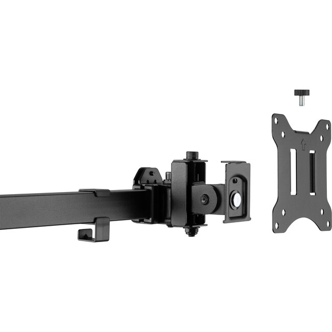 InLine® tafelbevestiging, voor 2x LCD/LED-scherm tot 81cm (32"), max. 9kg
