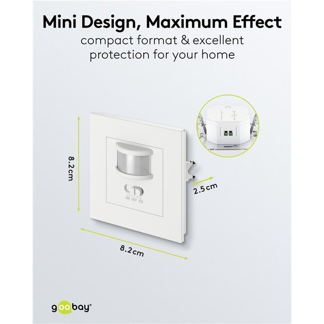 Goobay Motion Detector, white