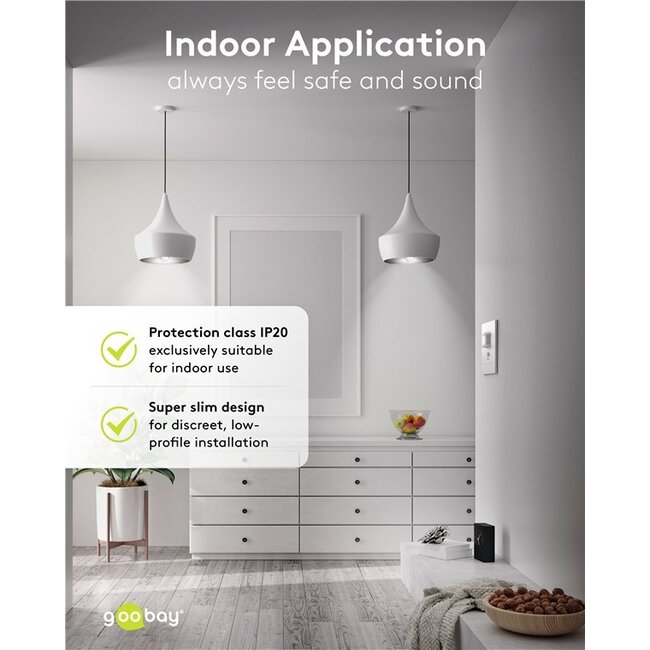 Goobay Motion Detector, white