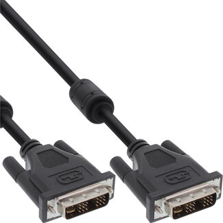 InLine® InLine® DVI-I kabel, 24+5 male / male, dual link, 1,8m