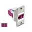 Delock Panel Mount LC Duplex female to LC Duplex female silver / violet / white