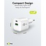 Goobay 20 W USB-C PD GaN Dual Fast Charger white