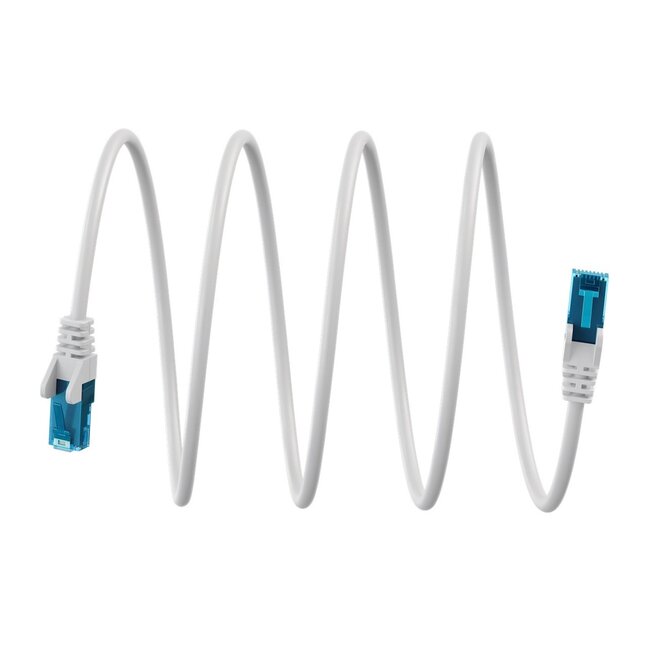 UTP CAT6a flexibele netwerkkabel | TPE LSZH | wit | 0,50 meter
