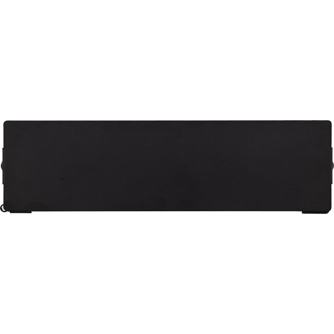 Muurbeugel voor 10 inch componenten | 7,6 cm diep | max. 10 kg | 2U | zwart