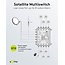 Goobay passieve satelliet multiswitch | 5 ingangen / 8 uitgangen
