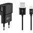 Goobay USB lader | 5W | incl. Lightning kabel | zwart | 1 meter