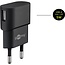 Goobay USB lader | 5W | incl. Lightning kabel | zwart | 1 meter