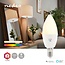 Nedis SmartLife Zigbee LED-lamp | RGB + warm tot koel wit | E14 | C37 | 4,9W