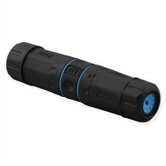 Value VALUE RJ-45 koppelstuk, afgeschermd, Cat.6A (Class EA), Outdoor/Industrial, zwart