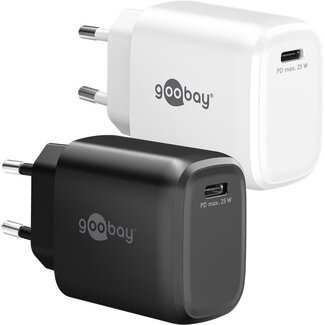 Goobay Goobay 25 W USB-C PD GaN Fast Charger black