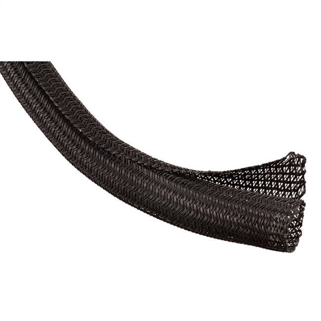 BACHMANN Automatic Wrap sw 3,0m 2,54cm, zwart, 3 m