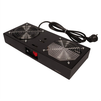 Roline ROLINE ventilatoreenheid met 1 ventilator, voor 19 inch wandbehuizing zwart